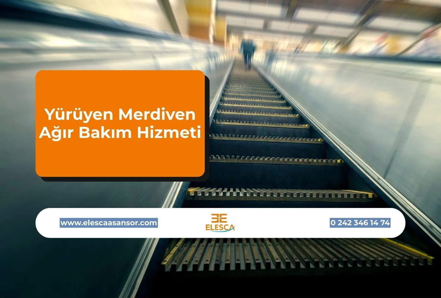 Yürüyen Merdiven Ağır Bakım Hizmeti