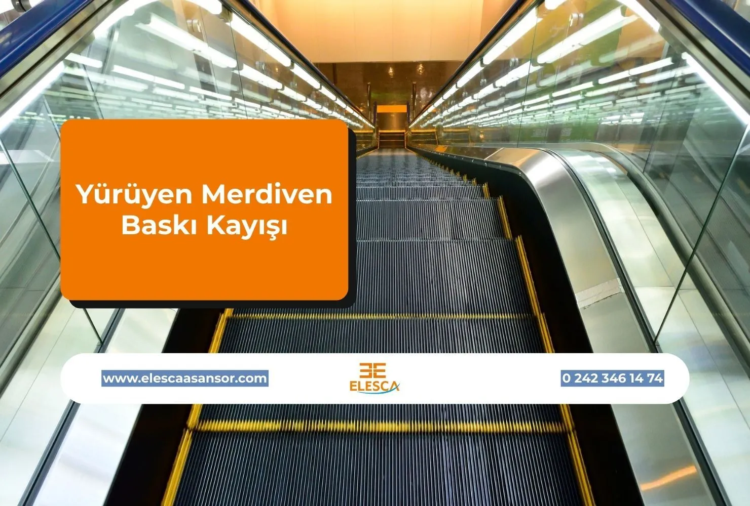 Yürüyen Merdiven Baskı Kayışı