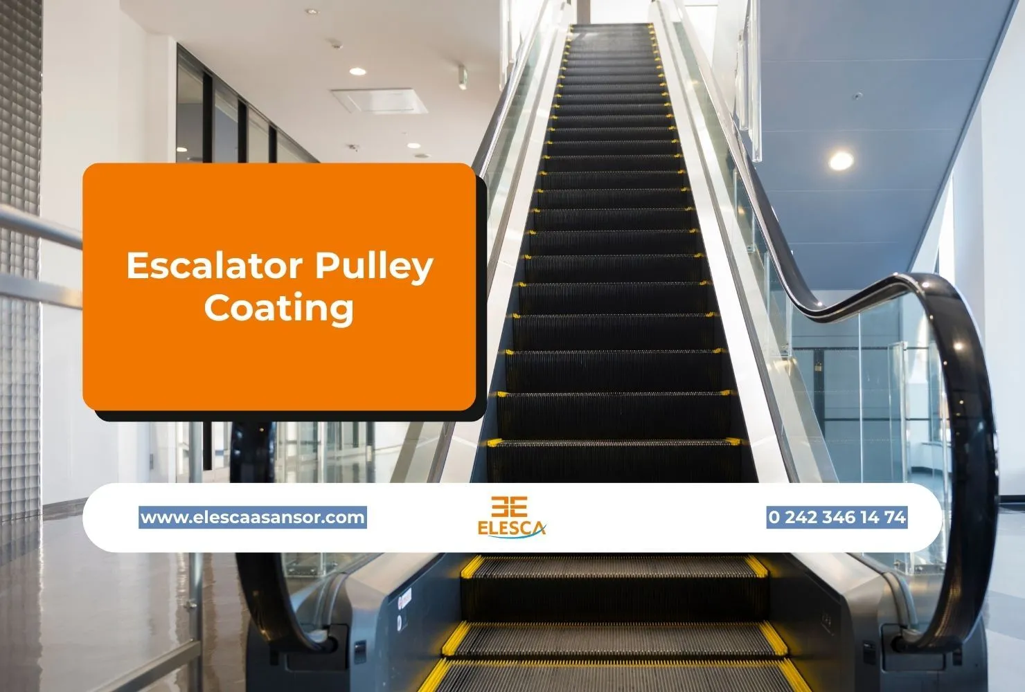 Escalator Pulley Coating