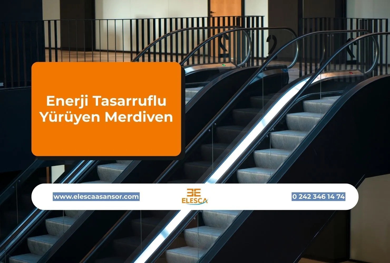 Enerji Tasarruflu Yürüyen Merdiven