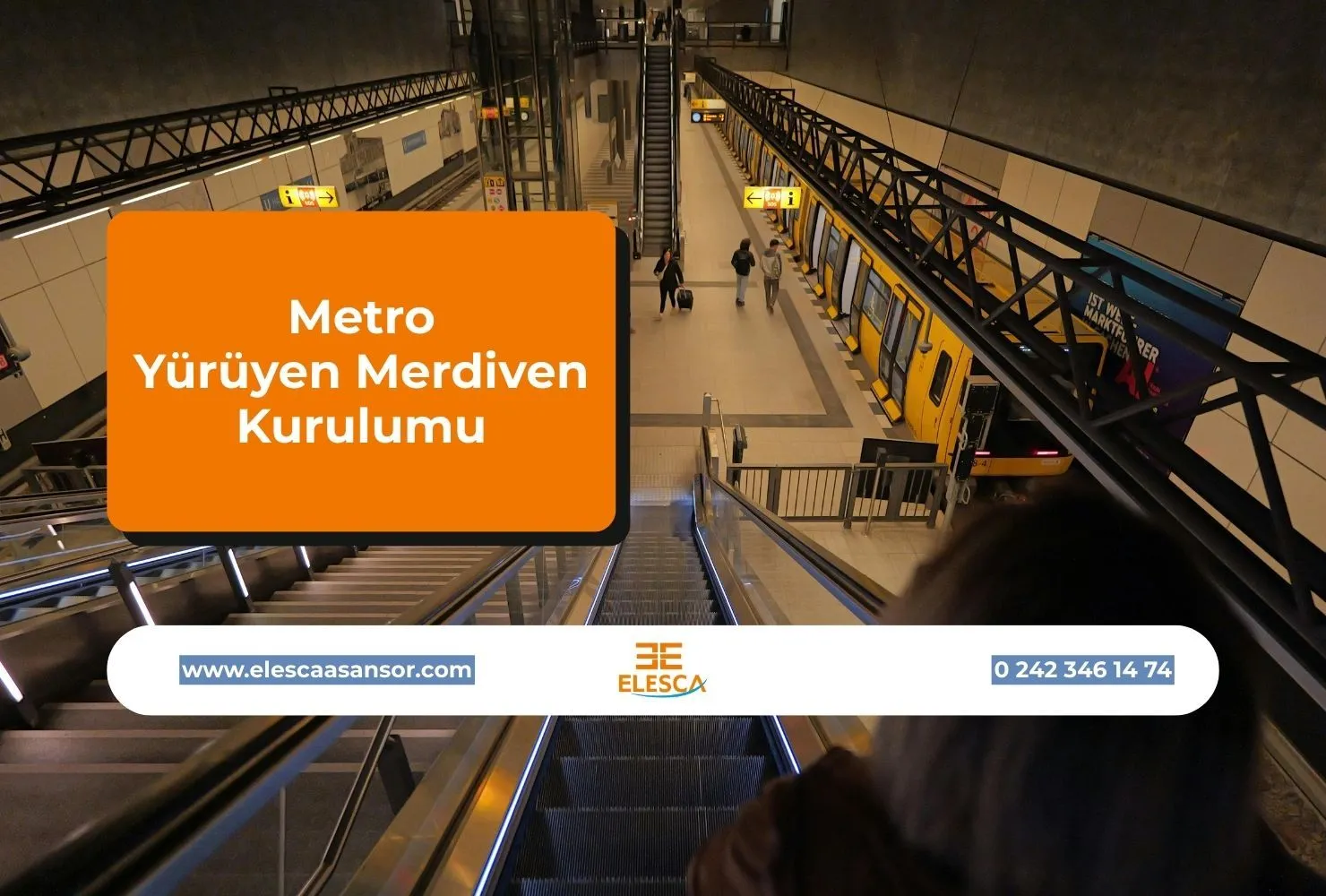 Metro Yürüyen Merdiven Kurulumu