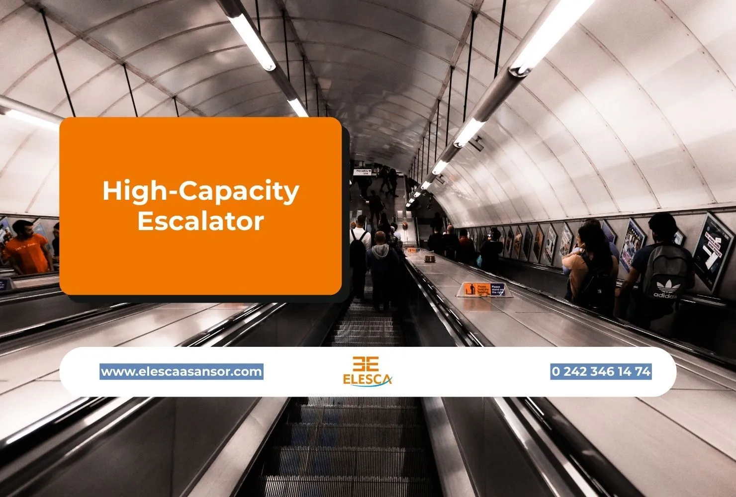 High-Capacity Escalator