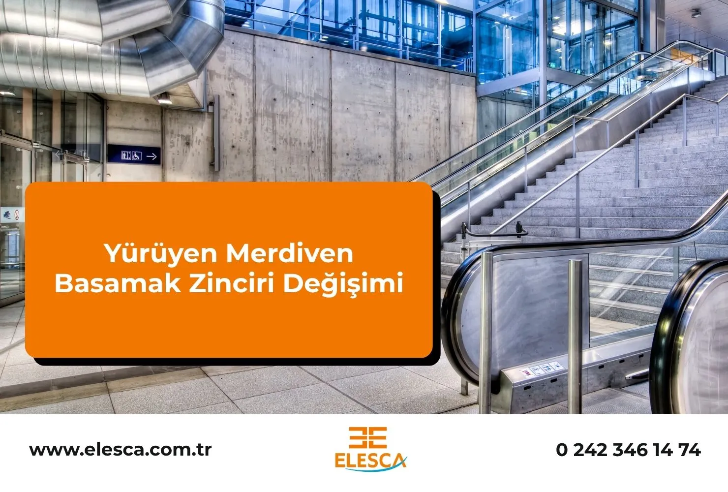 Yürüyen Merdiven Basamak Zinciri Değişimi