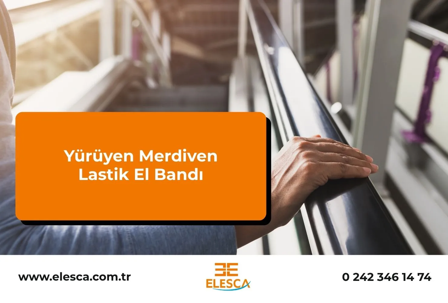Yürüyen Merdiven Lastik El Bandı