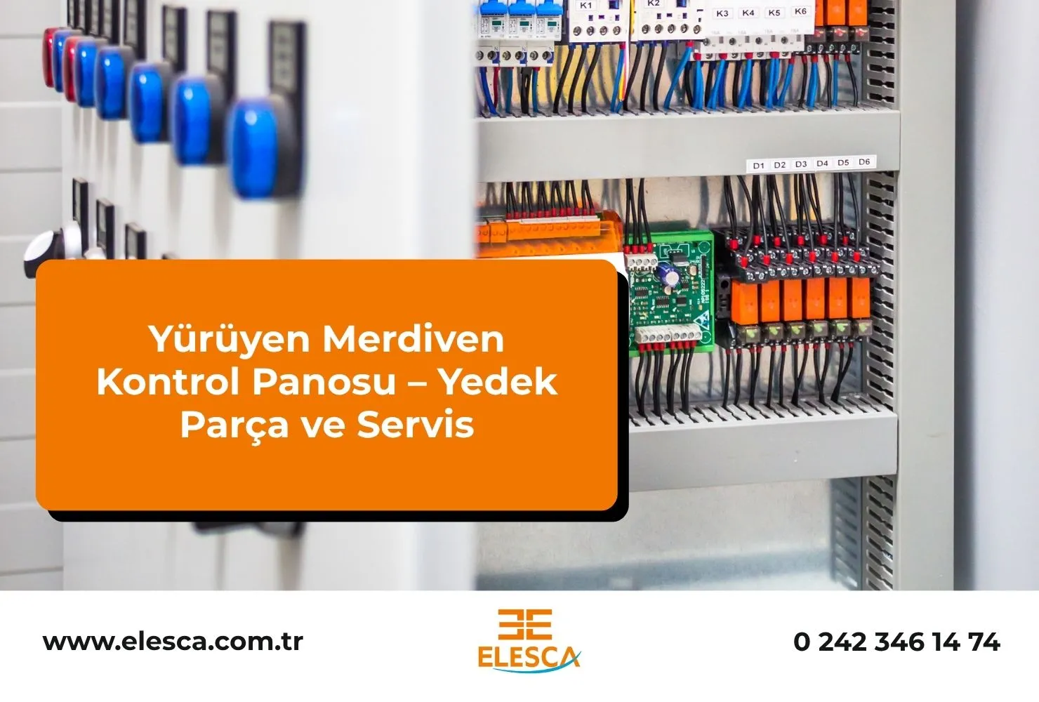 Yürüyen Merdiven Kontrol Panosu - Yedek Parça ve Servis