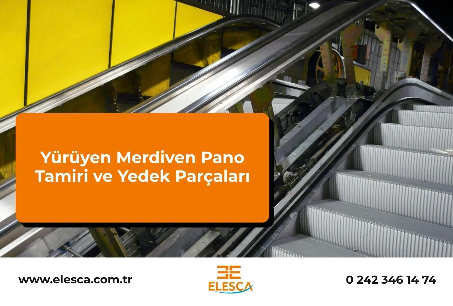 Yürüyen Merdiven Pano Tamiri ve Yedek Parçaları