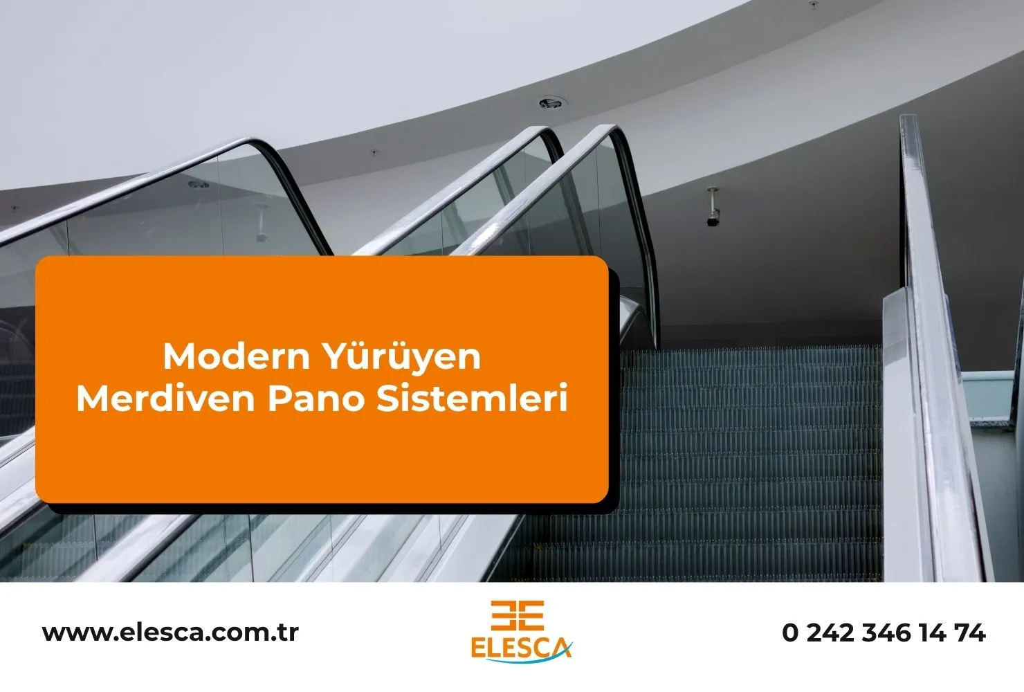 Modern Yürüyen Merdiven Pano Sistemleri