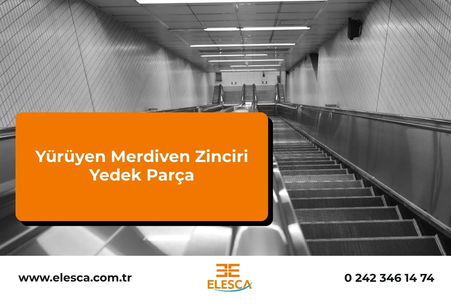 Yürüyen Merdiven Zinciri Yedek Parça