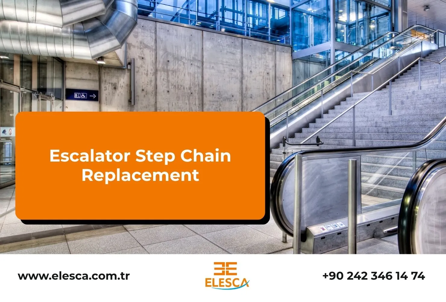 Escalator Step Chain Replacement