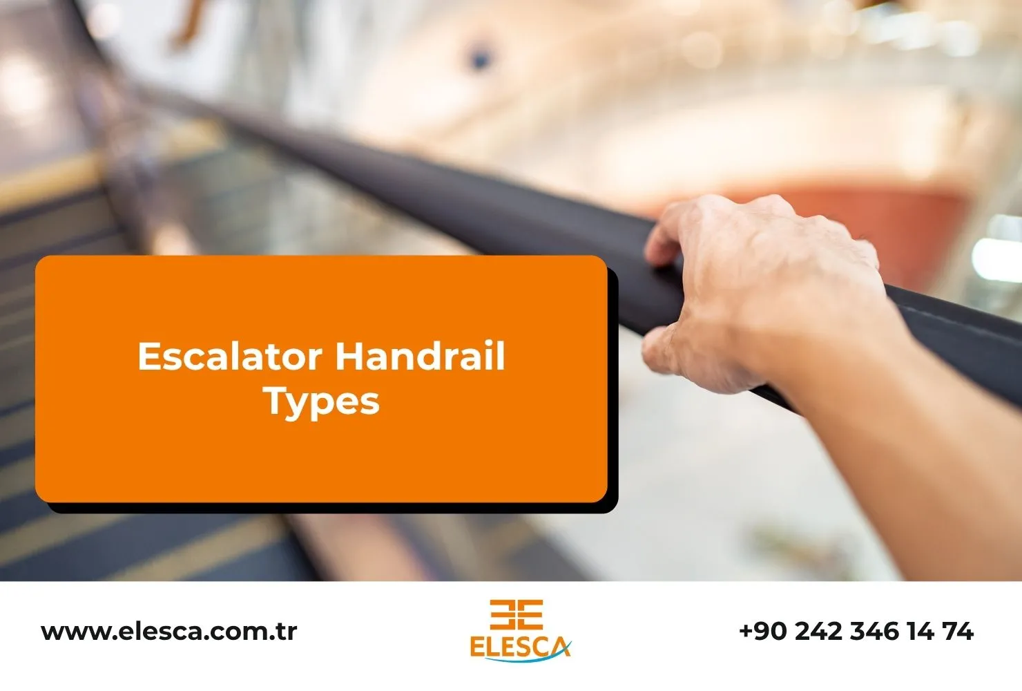 Escalator Handrail Types
