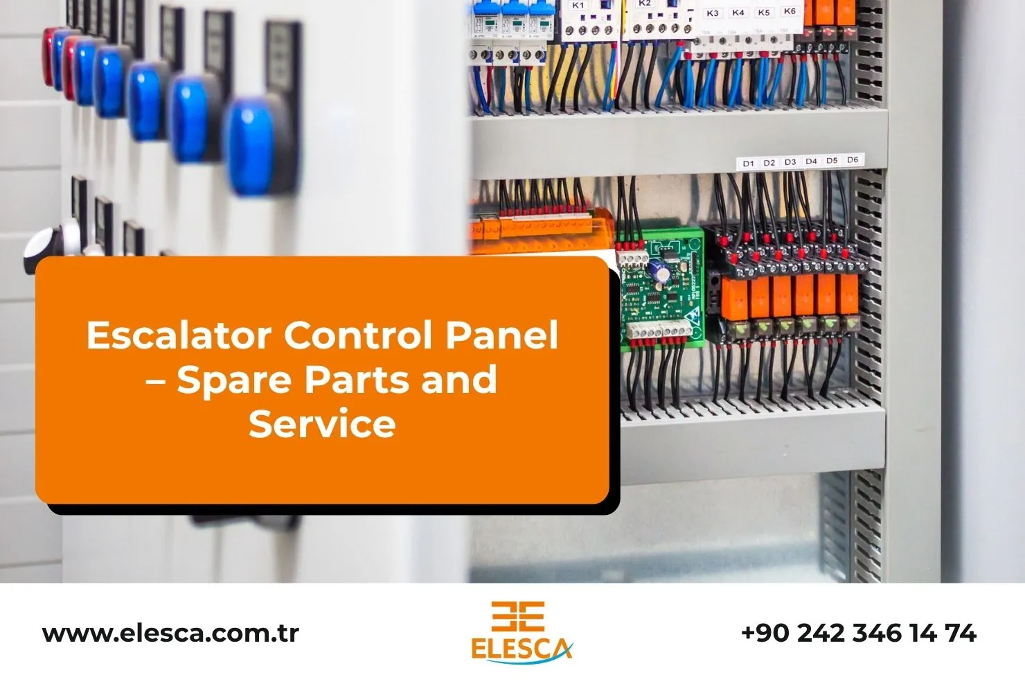 Escalator Control Panel - Spare Parts and Service