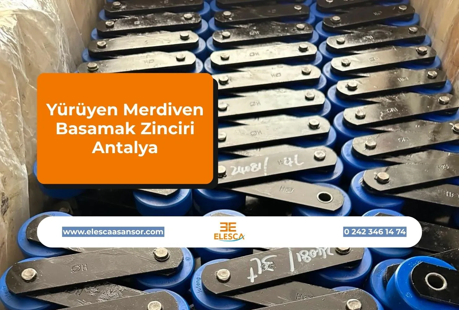 Yürüyen Merdiven Basamak Zinciri Antalya
