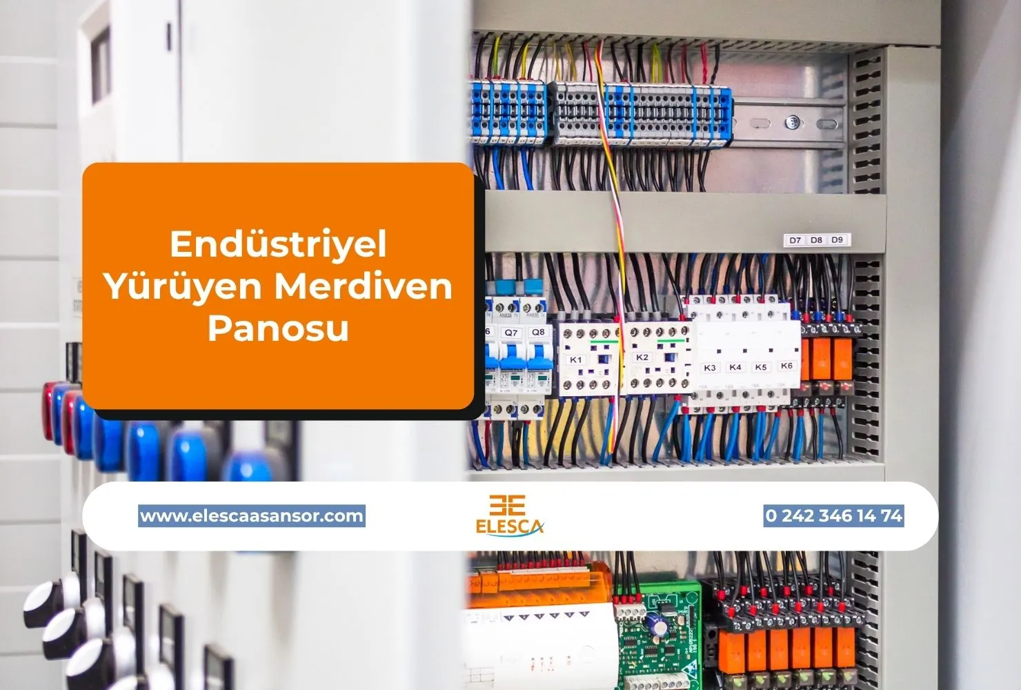 Endüstriyel Yürüyen Merdiven Panosu