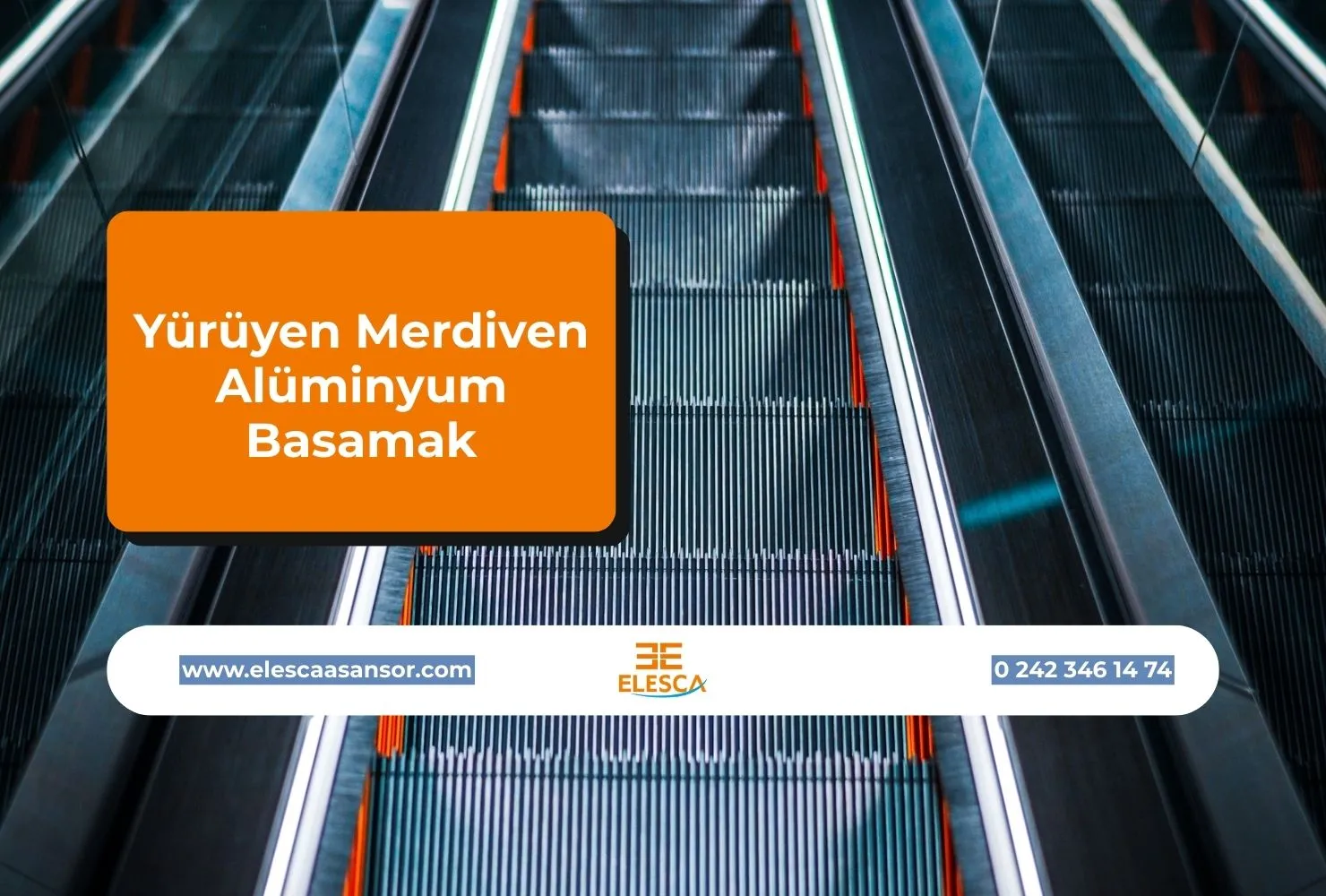 Yürüyen Merdiven Alüminyum Basamak
