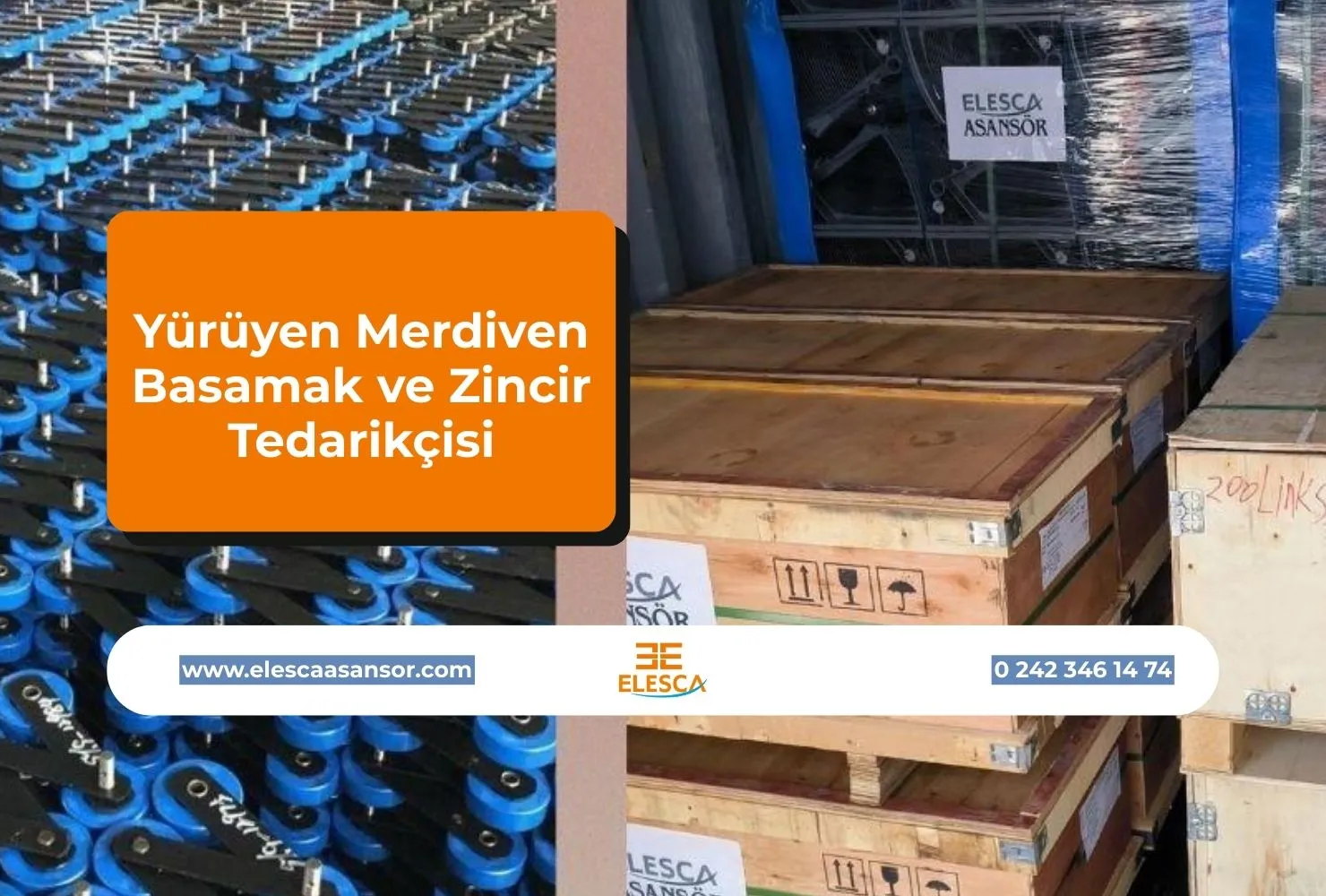 Yürüyen Merdiven Basamak ve Zincir Tedarikçisi