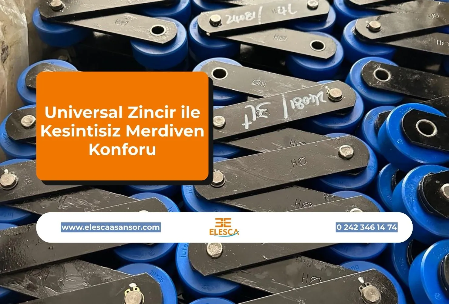 Universal Zincir ile Kesintisiz Merdiven Konforu