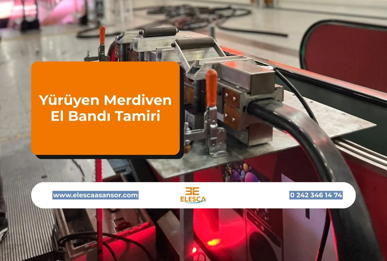 Yürüyen Merdiven El Bandı Tamiri