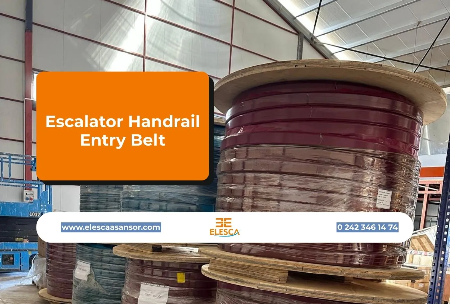 Escalator Handrail Entry Belt