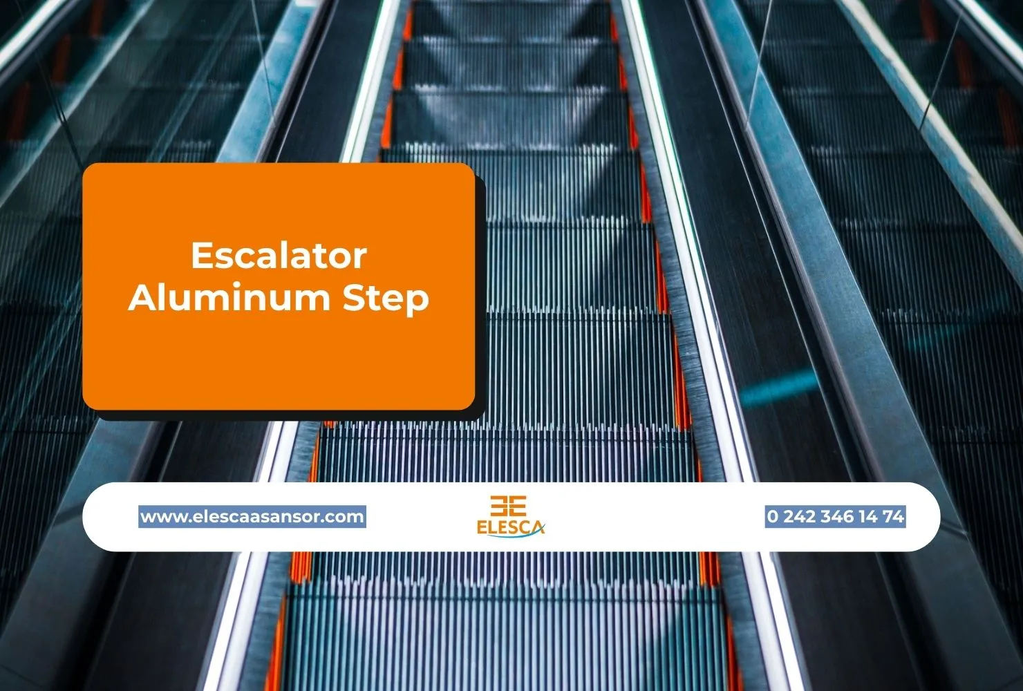 Escalator Aluminum Step