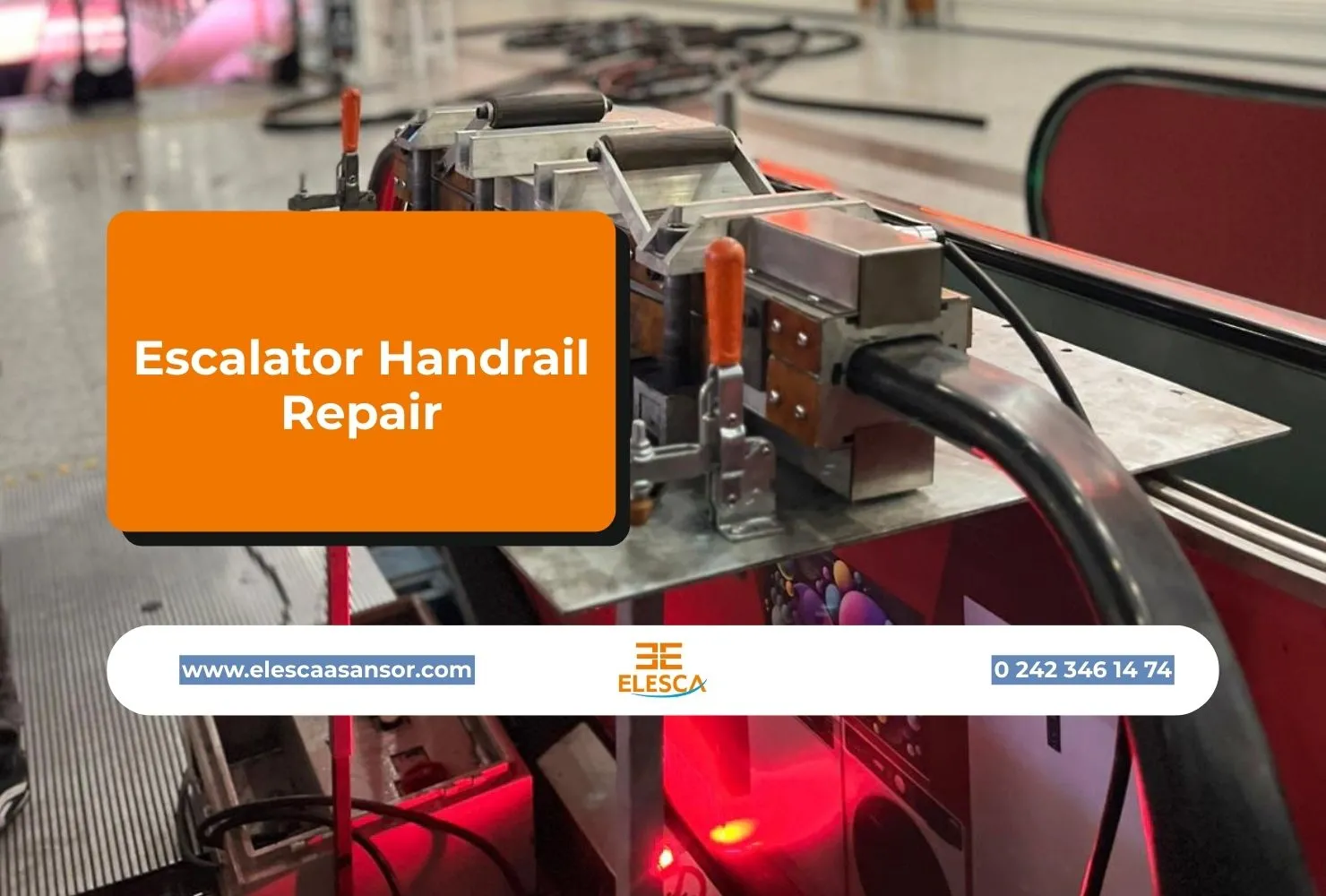 Escalator Handrail Repair
