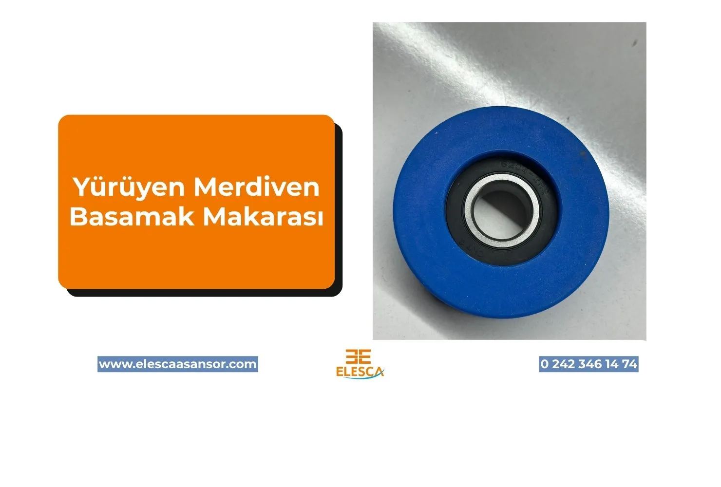 Yürüyen Merdiven Basamak Makarası