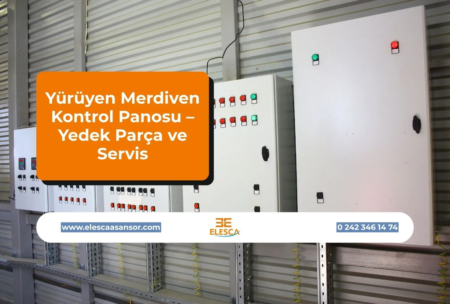 Yürüyen Merdiven Kontrol Panosu – Yedek Parça ve Servis