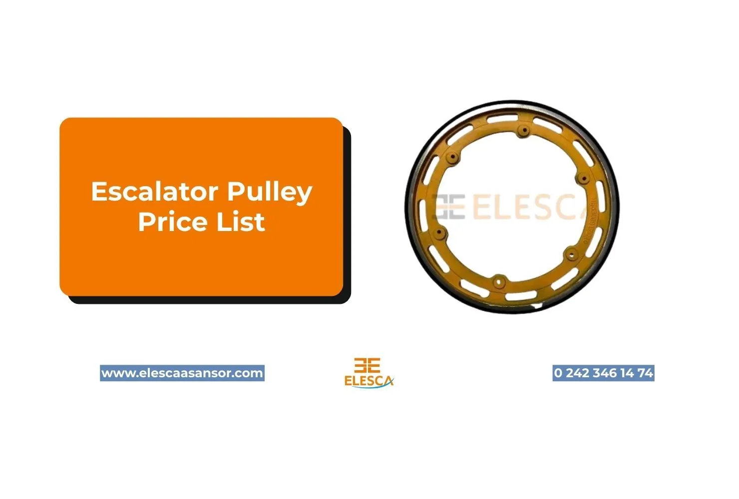 Escalator Pulley Price List