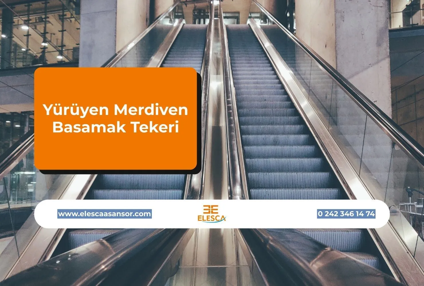 Yürüyen Merdiven Basamak Tekeri